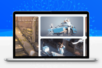 HTML代码-7b2美化-首页添加五格幻灯片