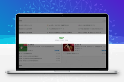 子比主题添加绿色标题和分隔线效果