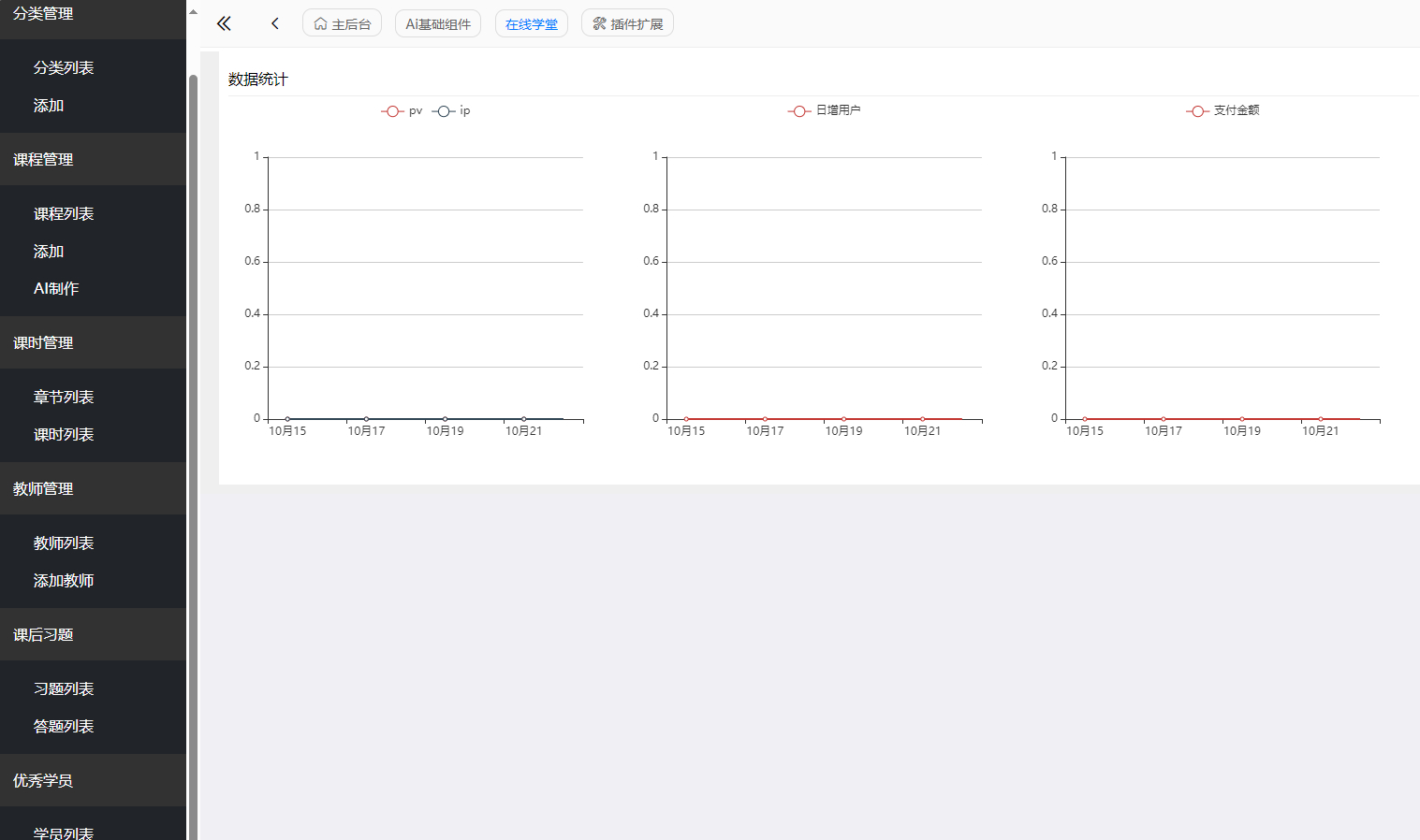 智能课堂课程系统源码 – 多端自适应_支持讲师课程