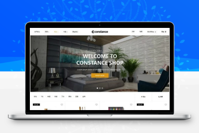 wordpress中文版商城主题Constance汉化版  英文版商城主题[双语主题]