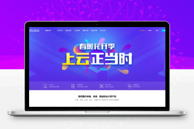 【亲测】智简魔方仿小鸟云服务器官网模板