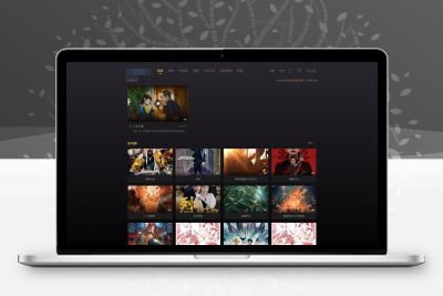 苹果CMS V10首涂第十四套模板酷黑渐变特色自适应视频站模板